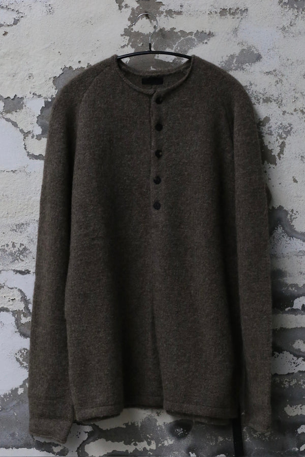 DEVOA pullover sweater 23AW KTS-NYLH natural color